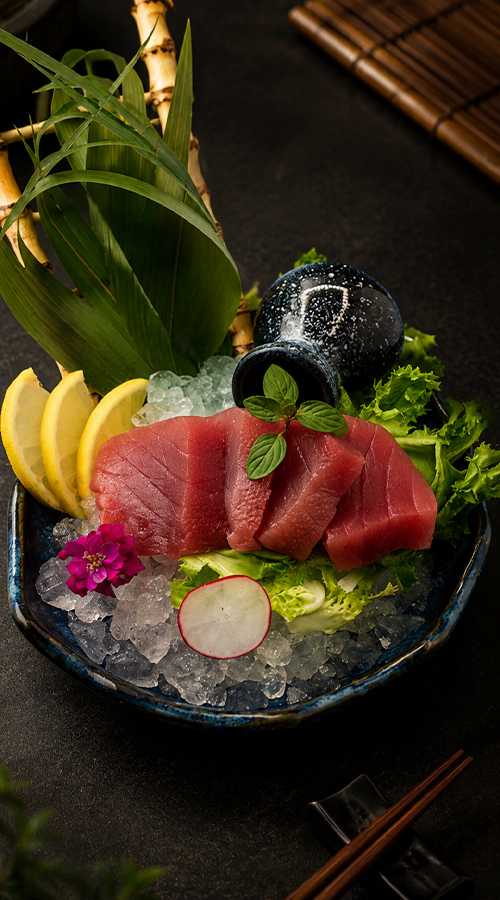 sushi japonés de pulpo bebé