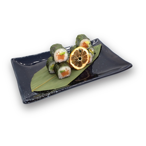 Maki salmón aguacate (8u)