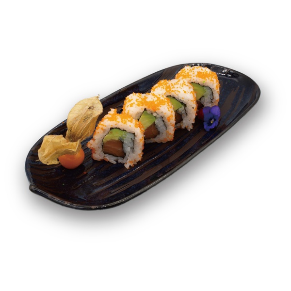 Uramaki salmón (8u)
