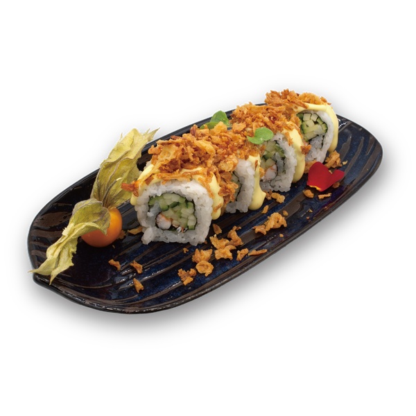 Uramaki gamba cebolla (8u)