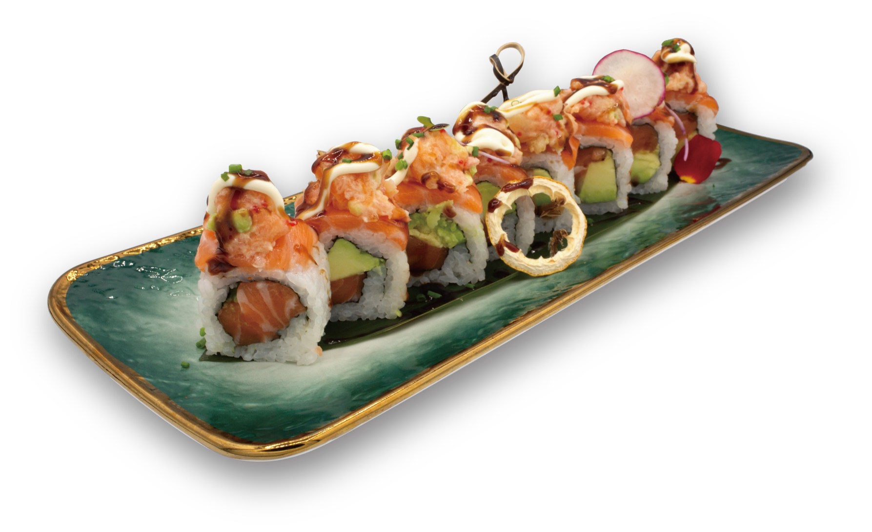 Roll salmón especial (8u)