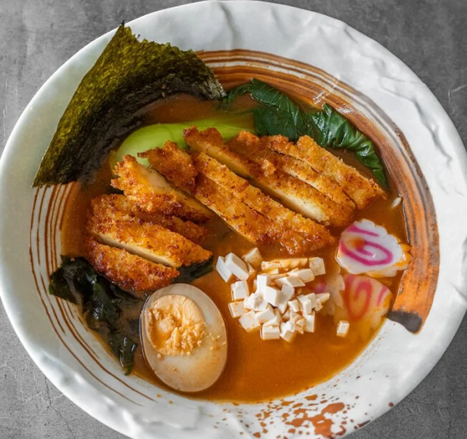 Katsu paitan ramen